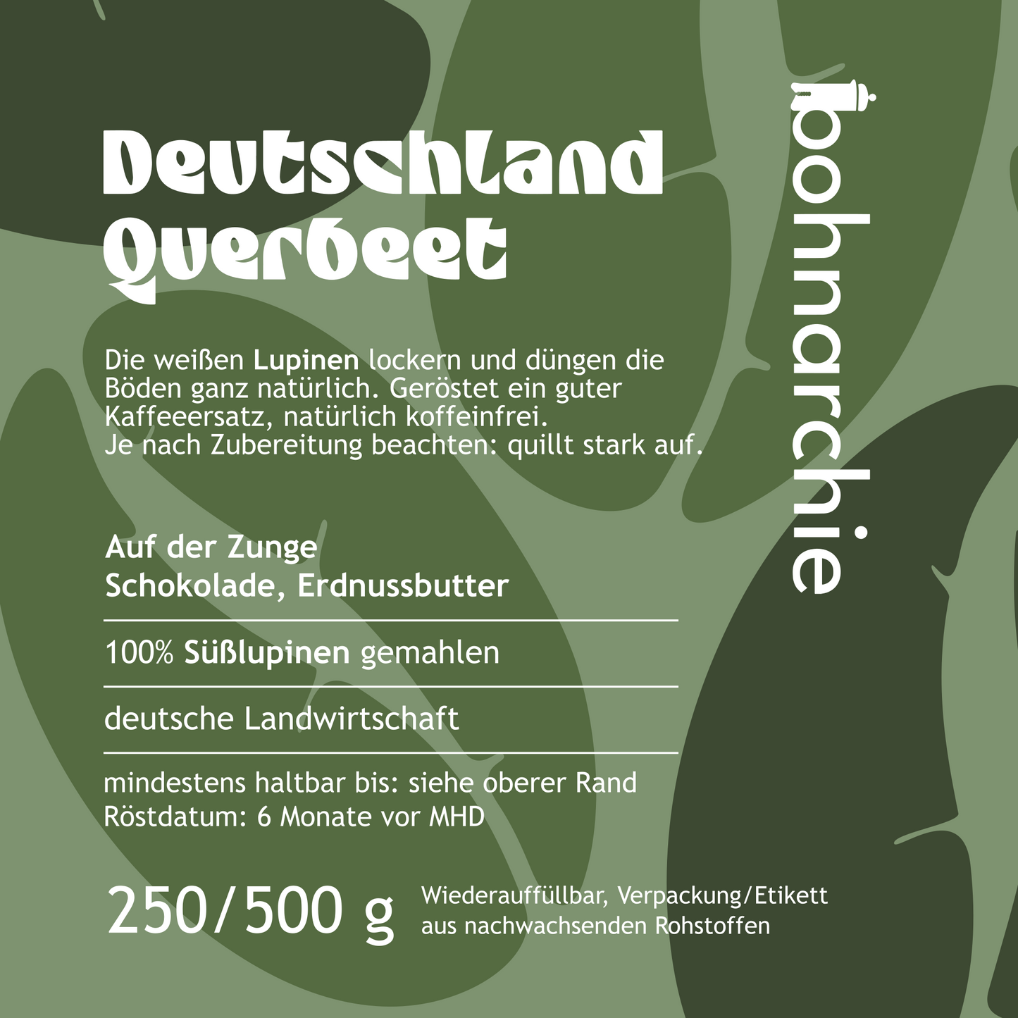 Lupinen geröstet